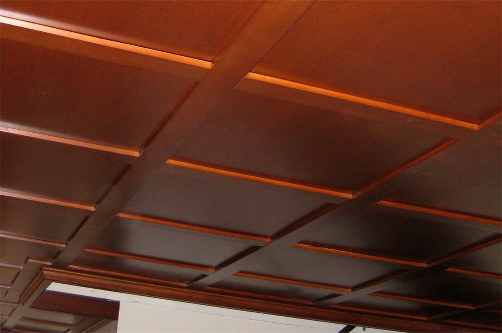 Falso techo de madera 10